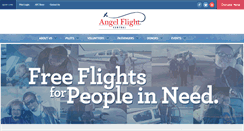 Desktop Screenshot of angelflightcentral.org