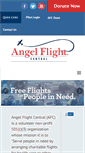 Mobile Screenshot of angelflightcentral.org